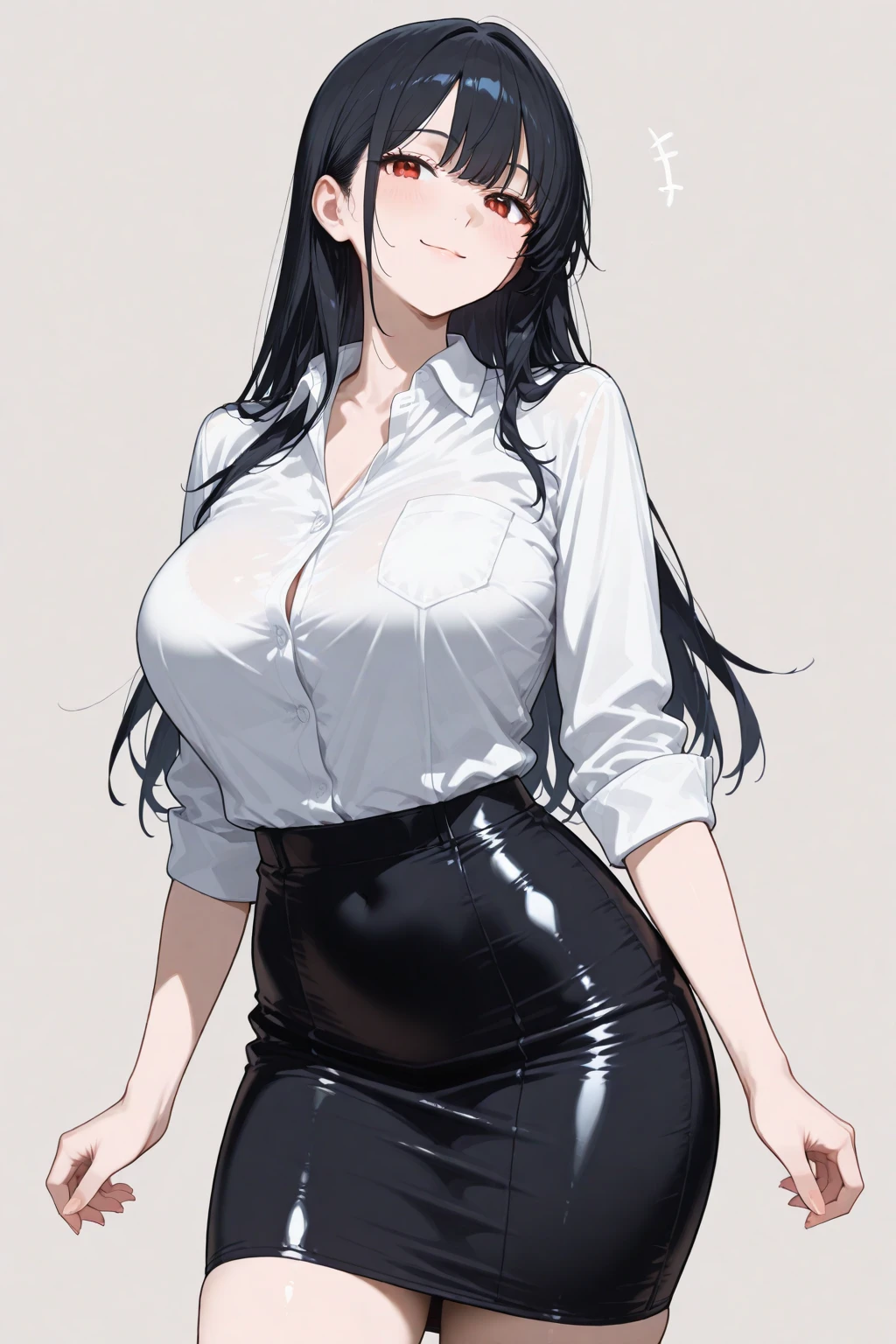 a close up of a woman in a black skirt and a white shirt, tifa lockhart, seductive anime girl, portrait of tifa lockhart, beautiful alluring anime woman, seductive tifa lockhart portrait, ecchi anime style, tifa lockheart, tifa lockhart portrait, nico robin, clothed in white shirt, (sfw) safe for work