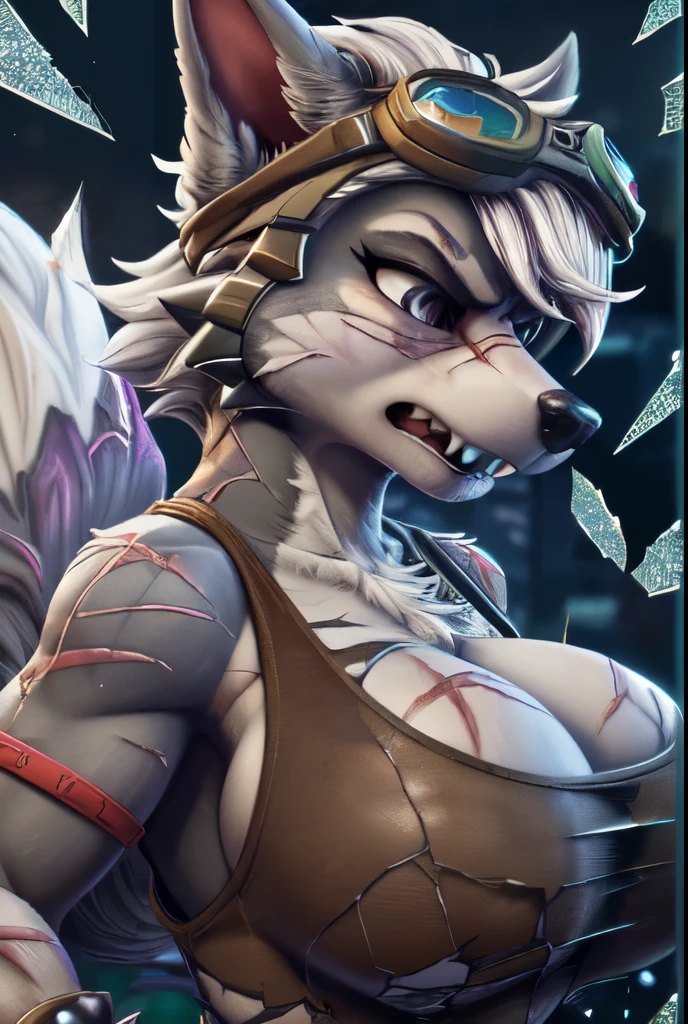 (by darkgem:1.4), masterpiece, best details, realistic, illustration, nude, solo, (anthro), genitals, with bushy pubic hair and armpit hair, snarling, growling, attitude, clear details, powerful, pleasure, self-pleasure, perfect hands, covered in fur, fangs, tongue, paws, claws, tail, detailed nipples, ((loona, hellhound, helluva boss:1.4), sexy girl woman, monster girl, femme, hairy pussy, exposed vagina, (breasts:1.2)), (musky, body odour:1.4), (leaning forwards, leaning over viewer, leaning towards viewer, halfbody:1.2), genital close up, exposed armpit
