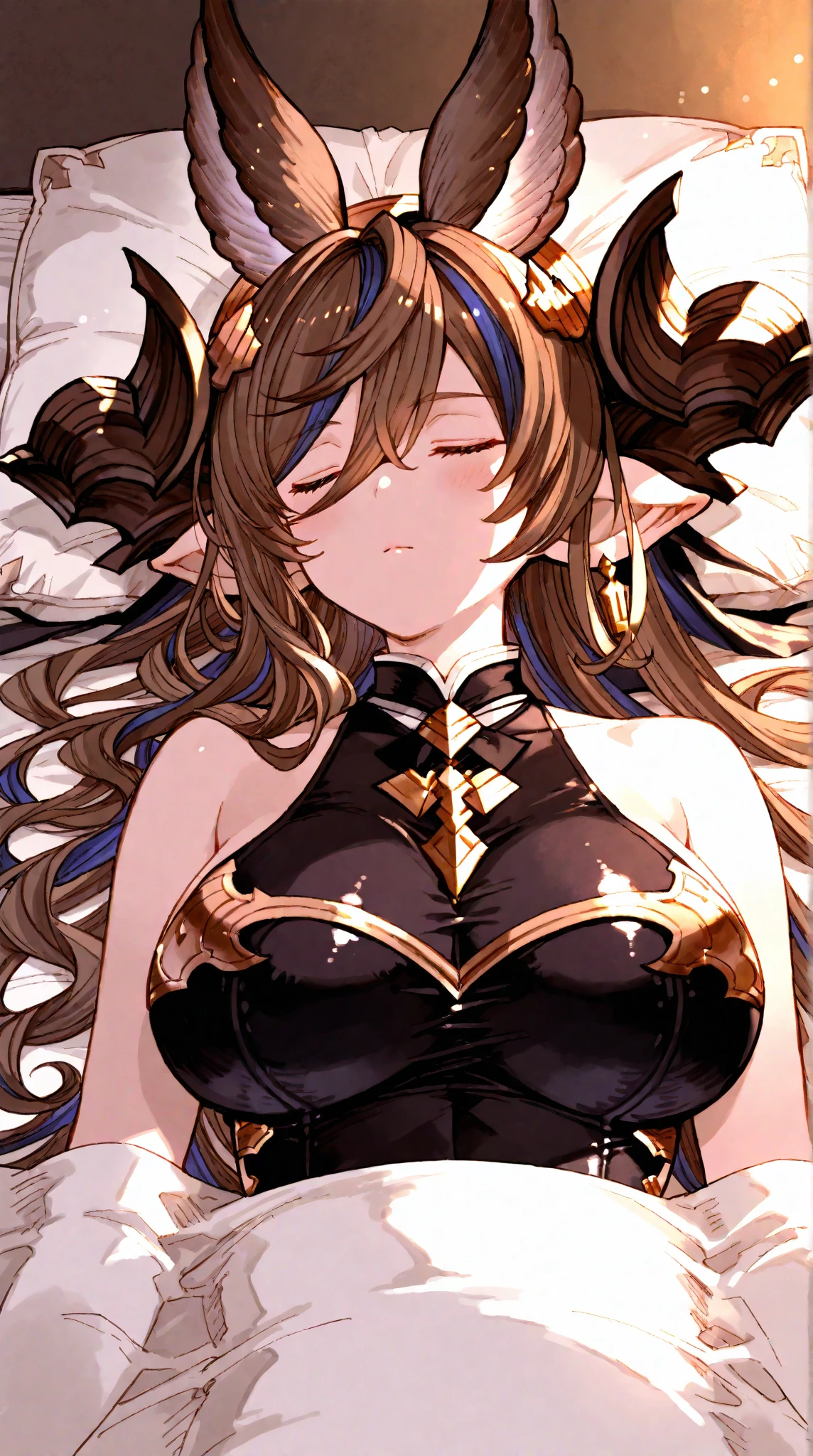 draph, horns, 1girl, long_hair, danua, breasts, hair_between_eyes, pointy_ears, nude, blurry, closed_eyes, on_stomach, depth_of_field, solo, ass, lying, large_breasts, blush, fire, blurry_background, collarbone, closed_mouth, onsen, gloves, 1girl, draph, brown_hair, long_hair, elbow_gloves, solo, breasts, animal_ears, thigh_strap, pointy_ears, full_body, closed_eyes, jewelry, (masterpiece),(best quality),extreamly delicate and beautiful,illustration,galleon, closed eyes, brown hair,(gloves:1.1), horns, animal ears,very long hair,huge breasts,plump, wide hips, sitting on a small ship,(feet in river:1.1), barefoot, outdoors, fantasy, town,blue sky, from below, foot focus, (pov:1.1) , (masterpiece),(best quality),extreamly delicate and beautiful,illustration,galleon, closed eyes, brown hair, horns, animal ears,long hair, huge breasts, pov, <lora:(granblue_fantasy)_galleon:0.371>, [ultra -detailed,best illustration,elaborate illustrations,beautiful,amazing,masterpiece,realistic,best quality,classic,intricate,charismatic,finely detail,intricate design,intricate detailed,synesthesia,league of legends splash art,bloom,floating,magic circle,extremely detailed cg,extremely delicate and beautiful,advent of a powerful enemy,female,mature _ female,first _ person _ view,solo,solo _ focus,expressionless,standing,from side,full _ body,tachi -e,disheveled hair,perfect face,beautiful detailed eyes,detailed eyes,anime detailed eyes,detailed face and eyes,detailed pupils,sharp eyes,slanted eyes,colored eyelashes,glowing eyes,ringed eyes,slit pupils,devil eyes,snake pupils,jewel -like _ eyes,beautiful _ detailed _ sunlight,shine,best shadow,natural sunlighting,glitter,cinematic lighting,intricate lighting,ray tracing,light dust,light trails,strong rim light,core shadow,intricate shadow,textile shading,inverted colors lighting,glinting stars,<anime-background-style, anime-background-style-v2>]:0.5<hypernet:artist kishiyo:0.66>