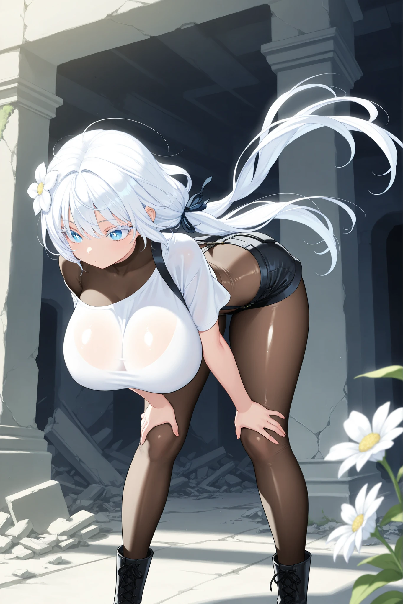 (Sky from below: 1.3), (Angle looking up from crotch: 1.3), （Water overflows from the genitals:1.5） ,ultra detailed eyes, (huge breasts:1.1), hanging breasts, (tareme:1.3), (ahegao:1.3), heavy breathing, blush, open mouth, embarrassed, heavy breathing, blush, open mouth, embarrassed,,masterpiece, best quality, (nsfw, uncensored:1.5), highly detailed beautiful 8K, in the forest, 1girl, gigantic round breasts, 1man (penis), (a girl and a man having hetero virginal penetration insertion standing sex from behind:1.5), (girl's tears:1.5), (girl's pubic hair:1.25), (girl closed eyes:1.75), (girl is drooling, girl sweating, girl tears, girl crying with joy:1.5), （My ear is being licked by the man behind me:1.95), a girl and a man standing, (a man grab girl's breasts from behind:1.975), {a man raise girl's hands and bind them, armpit | girl weak and hanging arms | nothing}, {(a man grab girl's one leg up:1.5), (Girl does not bend lifted leg:1.25) | girl strech knee | a man grab girl's legs, girl spread legs | a man grab girl's legs, girl spread legs{:1.0|:1.75, a man lift girl's legs}, (condombelt-5500:0.0), (a girl's sexual crimax:1.6), (a girl's orgasm:1.6), (exquisitely definition highly detailed beautiful, face, girl's breasts, girl's stomach, girl's navel, girl's crotch, girl's groin, arm, leg, finger, girl's nipple, girl's armpit, girl's vagina, girl' clitoris, man's penis), (a man's penis is being inserted into the girl's vagina:1.1), (There is only a penis with intravaginal :1.3), (there's only one penis here:1.5),(cum of vaginal :1.5) (a girl has only two arms, a girl has only two shoulders, a girl has only two breasts, a girl has only two legs, a arm on one elbow, a arm on one hand, a breast has only one areola, a areola has only one nipple, a pussy had only one vargina, a nipple on only Areola, a nipple only above areola, a areola only above