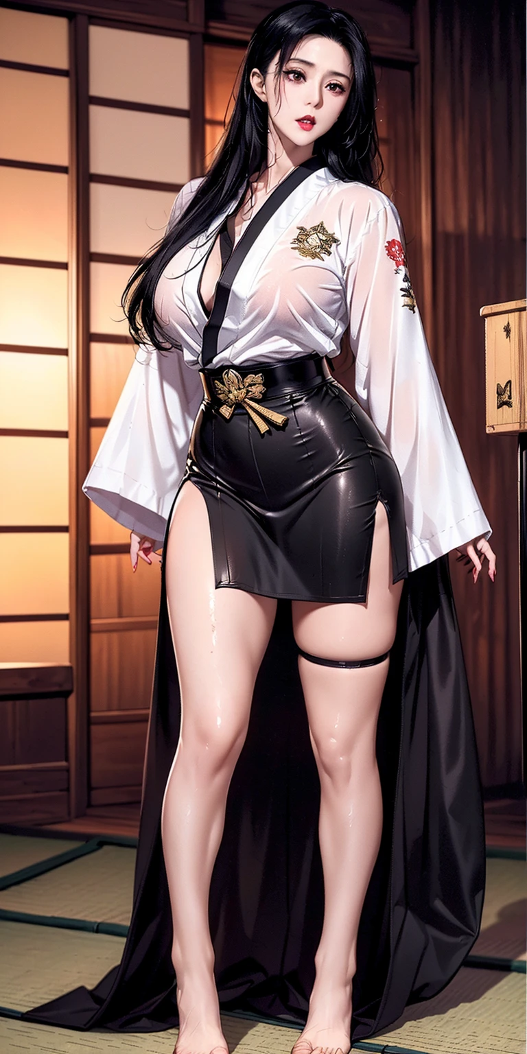 ninja girl, korean, black hair, straight hair, kpop idol, detailed, 1 girl, beautiful, 8k, artwork, ultra realistic, wallpaper, miniskirt, ninja armor, sitting, open legs, panties, panties appearing, white panties, upskirt, cameltoe, thong, nsfw, pantyshot,