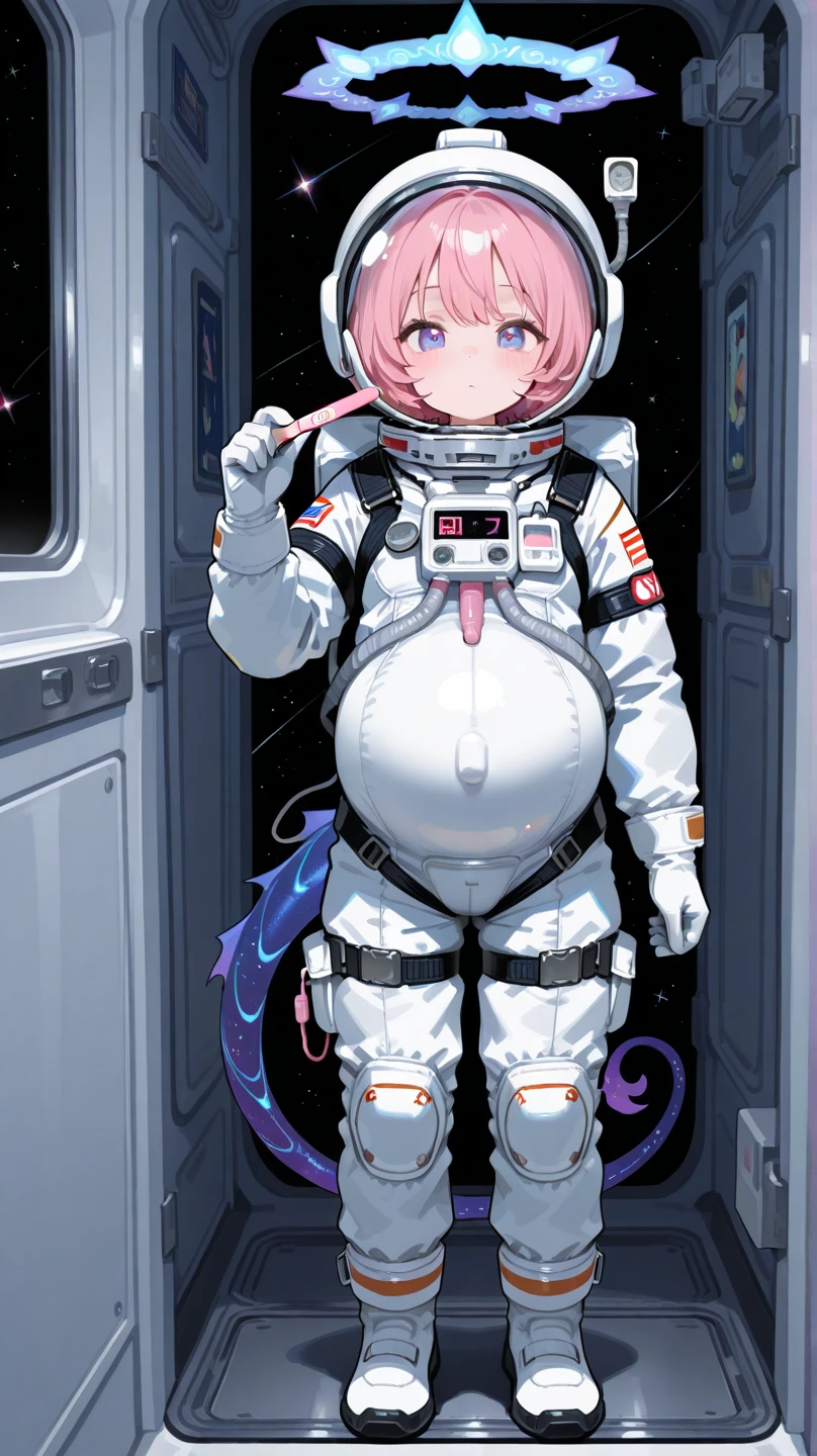 eva helm, spacesuit , astronaut), from above, pink hair, bubble helmet, space helmet, (1girl:1.1) wearing a (spacesuit:1.15), white cargo pants, (ugh, wtf do these buttons do:1.3), inside the cockpit of a (futuristic spaceship:1.1), sitting in the captains chair, (intricate control panels:1.3), (gleaming metal:1.1), surrounded by many buttons and dials and gauges, (confused:1.3), (worried expression:1.1), (nervous:1.1), concerned, beautiful 8k wallpaper, highly advanced, (sleek design:1.3), intricate, highres, superb, 8k wallpaper, extremely detailed, intricate, lacus clyne, entacle sex fellowlatio Suspension double penetration, (tentacles wrap around the body:1.5), nino nakano, short hair, bangs, blue eyes, hair ornament, hair ribbon, pink hair, blunt bangs, two side up, butterfly hair ornament, from below