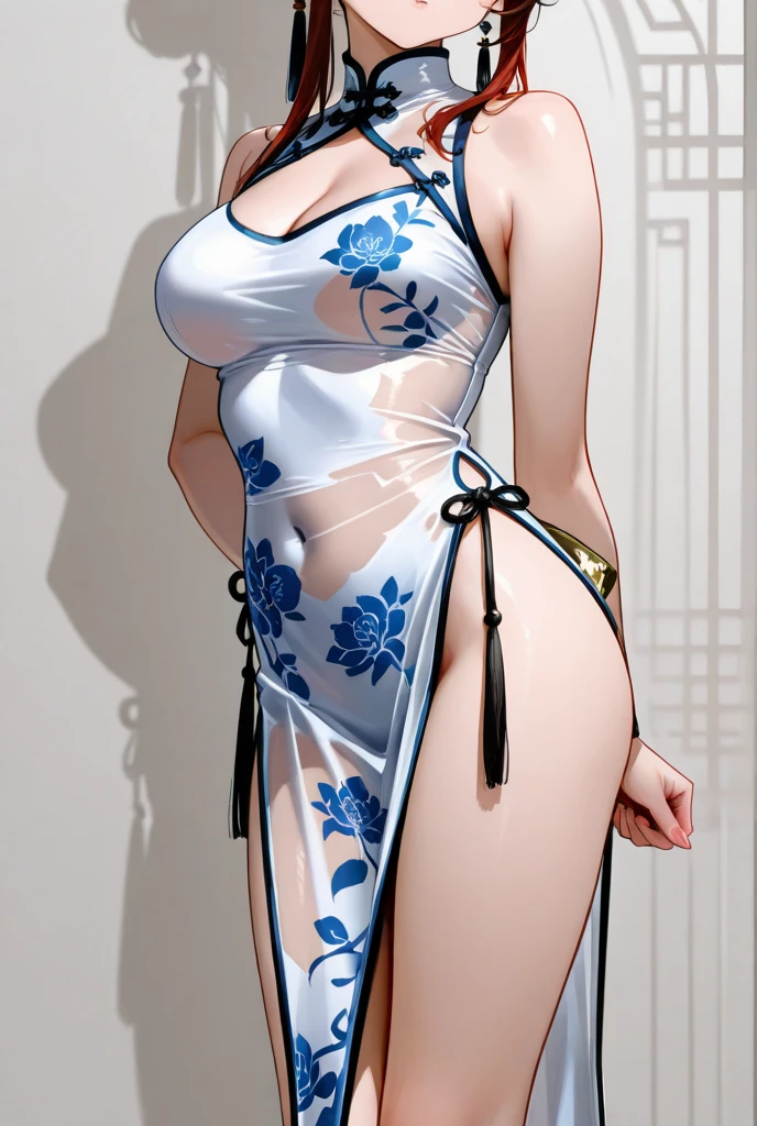 nighttime,full body,KOF:Mai Shiranui ,(((Wearing vibrant rainbow color scheme art, Suzhou embroidery technology; knitted sweater hole dress))),The mirror, Masterpiece,best quality,official art,extremely detailed 3DCG unity 8k, ( ##tattoo ##,tattoo, ~+ tattoo),(Perfect female curves, huge breast),(A seductive gaze), Facing the camera, Pink lips,Delicate fingers and hands,magic hour, Rembrandt lighting, front lighting and fill lighting, hard shadow, Arnold render,