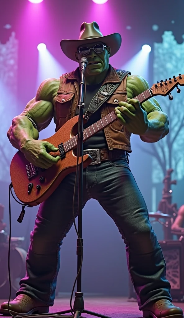 hulk playing guitar --auto