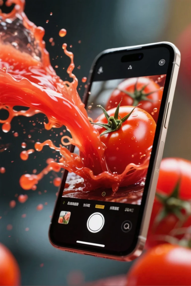 Tomato juice that comes out