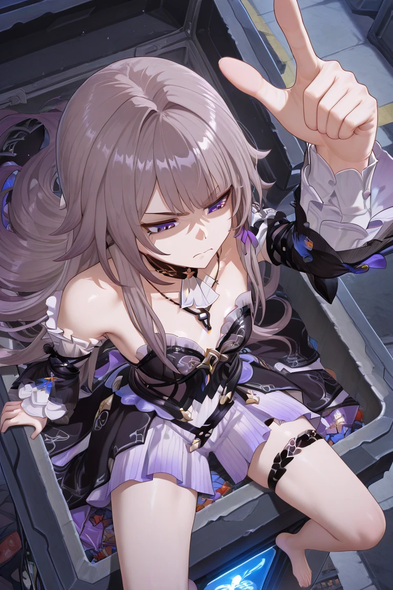 <lora:BlackSwan:0.9>, veil, yellow eyes, bangs, light purple hair,
1girl, solo, from below, serafuku, sailor collar, dark blue skirt, medium breasts, nipples, pussy, spread legs, spread pussy, skirt lift, tears, crying, crying with eyes open, streaming tears, confused, shy, blush, wavy mouth, open mouth, looking down, outdoors, scenery, school, <lora:hyperdetailer_v095:0.2>, <lora:outline:0.2>, <lora:hyperdetailer_v095:0.7>, <lora:outline:0.4>, weird atmosphere, (best quality:1.1), (masterpiece:1.2), high quality shadow, beautiful detailed, (high detailed skin, skin details), (wide_landscape, 8k), beautiful face, detailed eyes, depth of field, dramatic light, best quality, highres, best shadow, best illumination,
