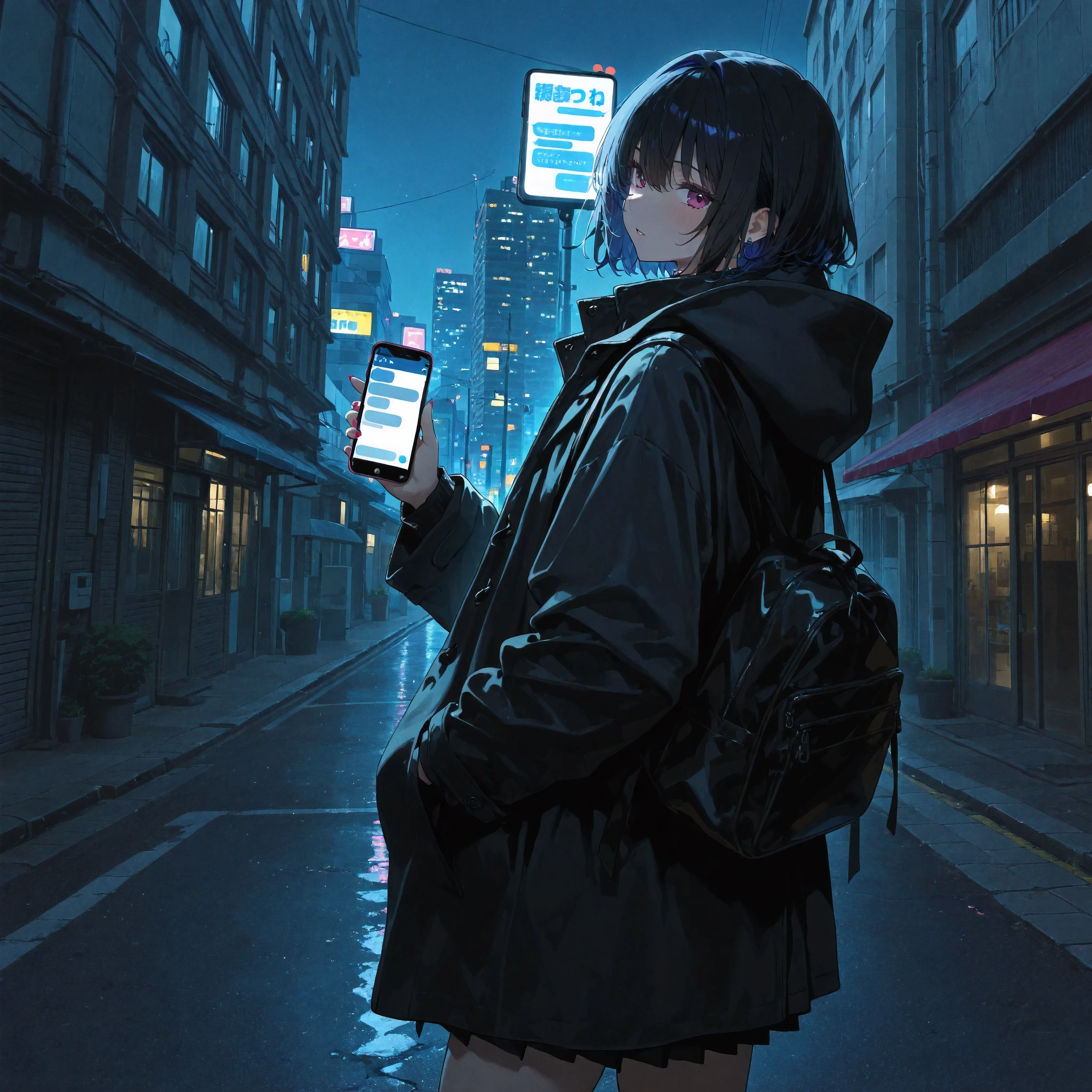 Building pops out of the huge smartphone screen