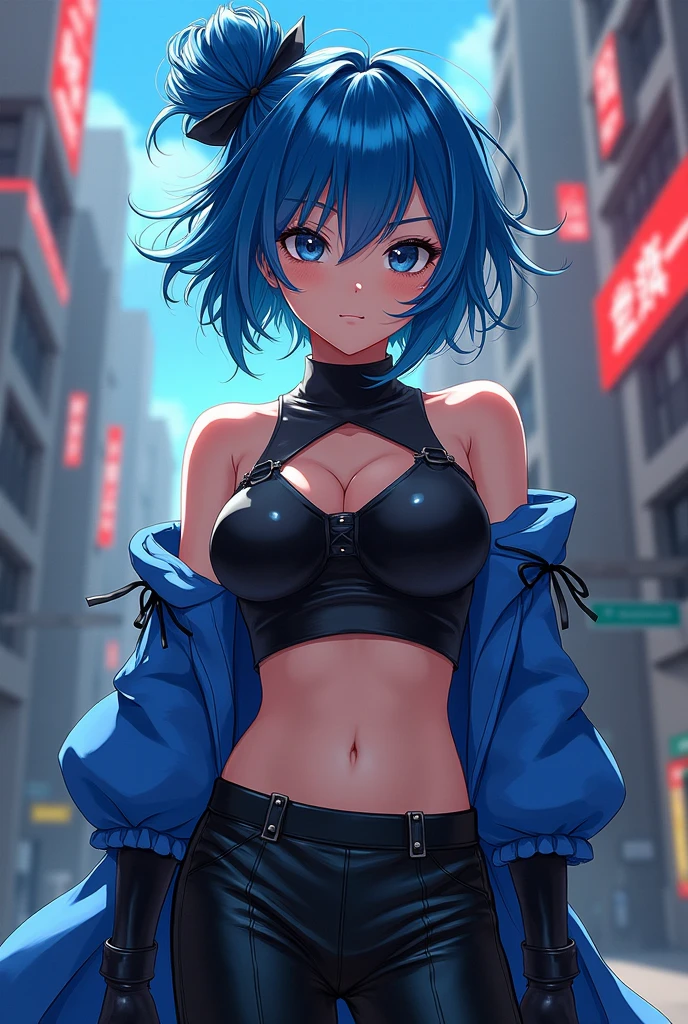 ((Emphasis on the use of CG)), ((Emphasis on beautiful expression of shapes and three-dimensionality: 1.2)), ((Emphasis on giving the viewer an overwhelming vivid sense of realism: 1.2)), ((Emphasis on the use of the software "3ds Max": 1.2)), ((Emphasis on the use of various plug-ins such as "tyFlow": 1.2)), ((Emphasis on realistic expression and effects in 3ds Max to realize beautiful image-like expressions: 1.2)), ((Emphasis on realistic expression and effects in 3ds Max: 1.2)), ((Emphasis on delicate expression such as human nature and emotional expression, landscape and seasonal depiction: 1.2)), ((Emphasis on CG animation: 1.2)), ((Emphasis on excellent expressiveness in depiction of nature and environment: 1.2)), ((Emphasis  on depth of story: 1.2)), ((Texture, size, Farbe, shadow and light)),Nude, chromatic aberration, depth of field, soft lighting, masterpiece, highest quality, complex, tonemapped, highly detailed, artstation, concept art, smooth, sharp focus, dramatic lighting, highly detailed artwork, cinematic, hyper realistic painting, trending on artstation, 8K, incredible shadows, realistic, (highly detailed background:1.0), A highly detailed portrait of a solo 1girl standing on a street corner, during a rainstorm with lightning and cloudy sky, neon and cyberpunk background, she is wearing punk clothes with silver chains and silver spikes, she has butterfly wing-like hair clips in her messy hair, she is wearing headphones and a tie, , finely lit red eyes with prominent pupils, halo of ominous aura, smiling, punk, cyberpunk, backlit,masterpiece:1.2, high quality, 最high quality, detailed_background,indoor,High resolution,there is nothing (Solution 1988),black Jacket,Upper Body,Open clothes,Absurd,blue eyes,open Jacket,gradient background,View your viewers,Play sports often,One girl,short hair,Bare shoulders,alone,Animal ears,Blue Hair,Jacket,Crop top,Off the shoulder,Tilt your head,Cat ear