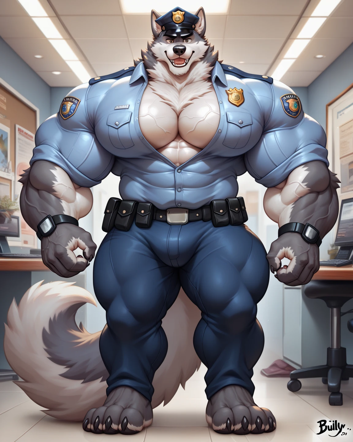 yohack, solo, canid, mammal, white body, white fur, blue eyes, wet fur, band-aid, tail, vest, shirt, wristband, pants, footwear, looking at viewer, tool belt, outside, front view, by takemoto arashi, hot body hot belly. Show bear your huge dick. I wanna cook you dick Drencheds Semen. I sucked you big dick Drencheds Semen. I want to hug your big belly. Show you dick Drencheds semen. Please show me your huge dick Drencheds semen 🍆 sex