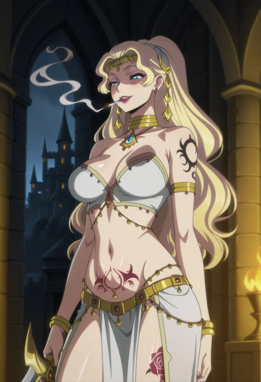 1girl, (masterpiece:1.1), hi-res, 4k chuyun,Dark blue hair,Brown red eyes,red hat,Tight black navel exposed vest,Blue pants, full body, coat, standing, determinated smile,curvy huge breast, muscle girl,female,fantasy goddess,there is a cartoon picture of a woman with a very large breast, glowing angelic being, glowing holy aura, inspired by Luma Rouge, the non-binary deity of spring, ethereal rainbow nimbus, the butterfly goddess of fire, inspired by Marie Angel, glowing aura around her, astral fairy, as the goddess of the sun, “uwu the prismatic person, big breast, happy, beautiful eyes, , full body, walking, long robe, long dre, catgirlss,, priestess ,holy, smile, long dress, brown hair, female,red eyes, black robe with stars symbolism, full body, flipflops,(best quality,4k,8k,highres,masterpiece:1.2),ultra-detailed,(:1.37),black robe with blue stars simbolism, girl with queen crown,beautiful detailed eyes,beautiful detailed lips,extremely detailed eyes and face,longeyelashes,golden crown adorned with diamonds,glowing blue stars on the robe,glittering pearls entwined in hair,royal purple backdrop,sparkling tiara,rich textures and fabrics,regal posture,confident expression,majestic aura,ethereal lighting,hauntingly beautiful atmosphere,elegant and magical,enchanted garden in the background,floating golden particles,subtle reflections on the crown,sublime tranquility,depth and mystery,sophisticated and regal,impeccable attention to detail,captivating and enchanting,ethereal and divine,fantasy-inspired artwork,dreamlike and surreal,celestial beauty and elegance,dark and mysterious,royal and majestic vibes,meticulous craftsmanship,vivid colors,whimsical and otherworldly., pants,sharpteeth ,black hair, cat ears, full body, smile, darkskinned-female, black hair, pants, caucasiene facial features, dark hair, pants , full dress,, smile, bikini