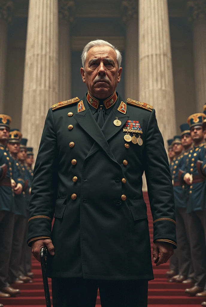 Neil Tennant as dictator