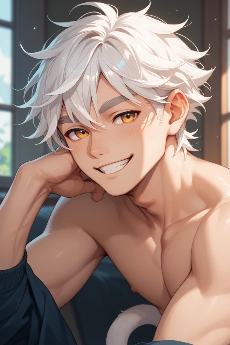 Cute shirtless men