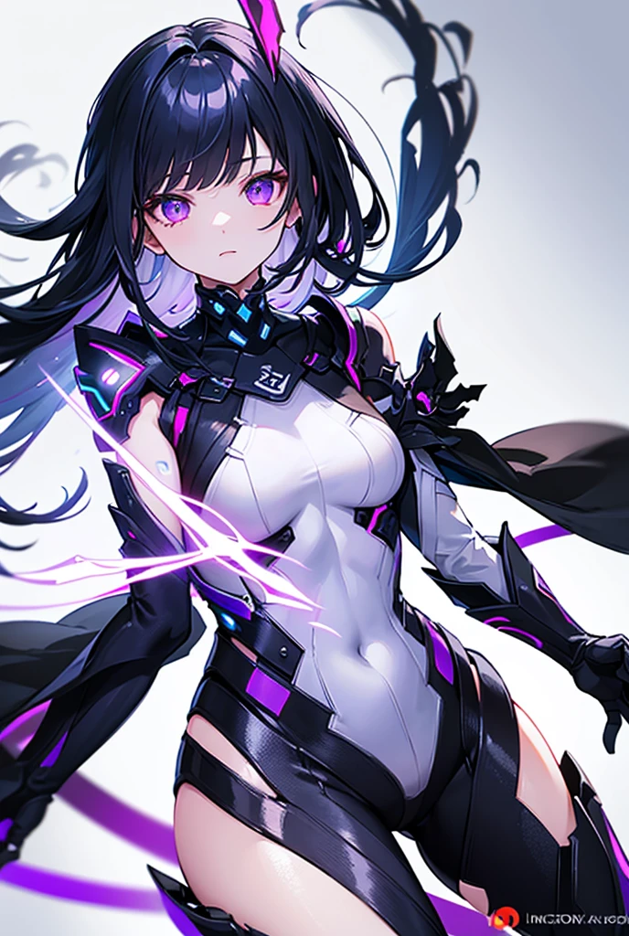 Un primer plano de una mujer con un traje sosteniendo una espada, cushart krenz arte clave femenino, muslos gruesos y lisos de warframe, biomechanical oppai, oppai ciberpunk, finos detalles. chicas de primera linea, lindosexyrobutts, irelia de liga de leyendas, fiora de liga de leyendas, android heroine