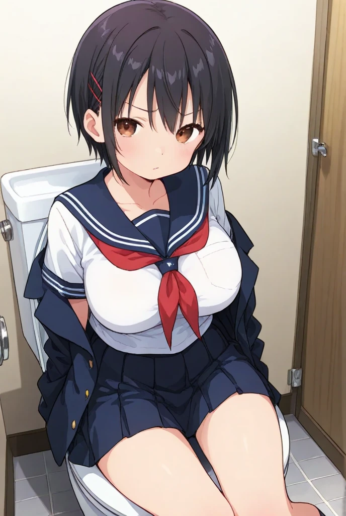 masturbation,14 years old,, Add details, masterpiece, In the toilet,Embarrassing,Flushed Cheeks,Open your mouth completely,Excited, Glowing Skin, Shiny body, One girl,((Tennariko,Touching the groin,Masturbation,close,Torogao,Have an orgasm,)), ,Perfect breasts, blush, ,