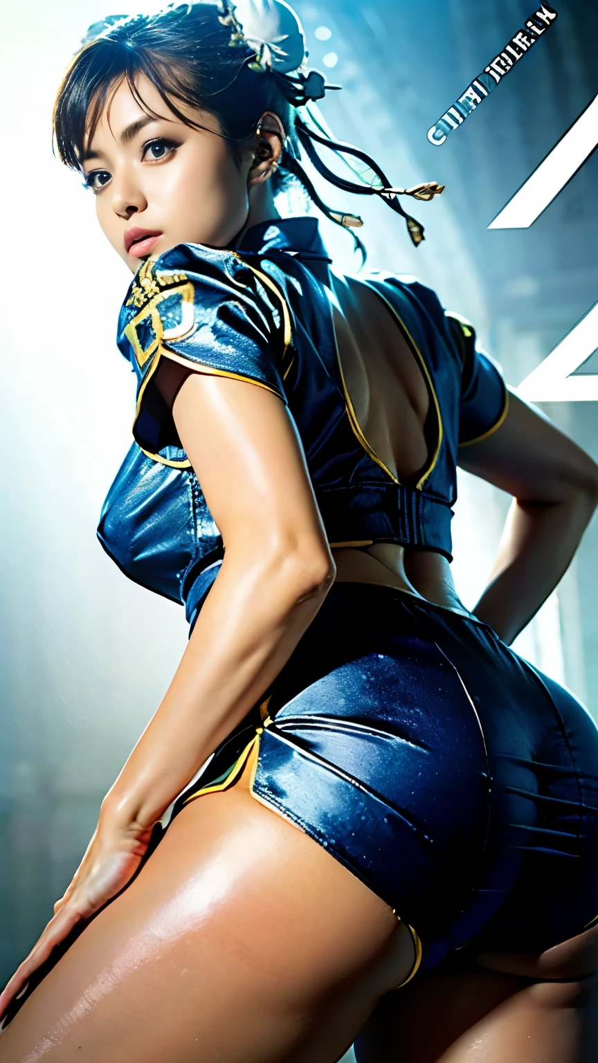 Blue Hair Surrealism, Character table, Reference Table, Standing painting, 8k, Super Detail, 1080P, Women HD, 4K, 8k, 16k, high resolution, best quality, high quality, Anatomically correct, masterpiece, precise, Ultra HD,grace,Unreal Engine,Delicate face,Long braids,slim,Long legs,miniskirt