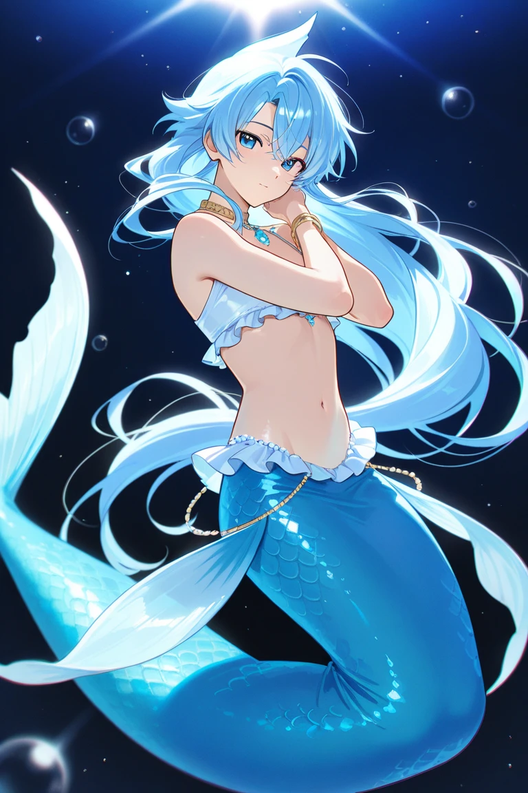 Mermaid surrounded by magical creatures, coloring pages dedicated to girls 4-8 years old, images that are attractive and easy to color