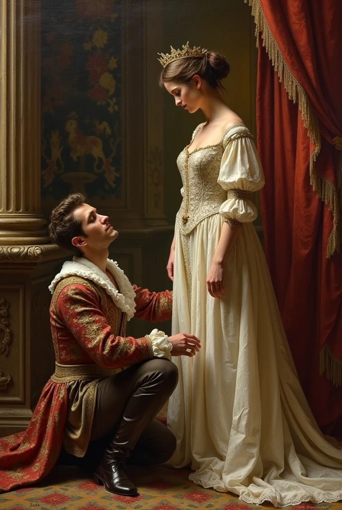 Queen Frederick and King Chilperick I, French in ancient times