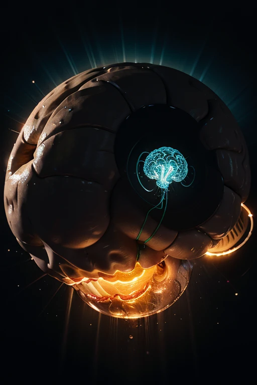 I created an image of a brain with the neurons