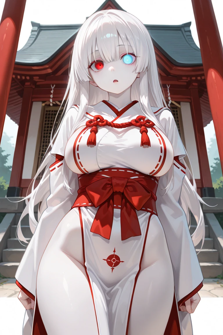 Anime girl, long dress, revealing thigh, chinese theme