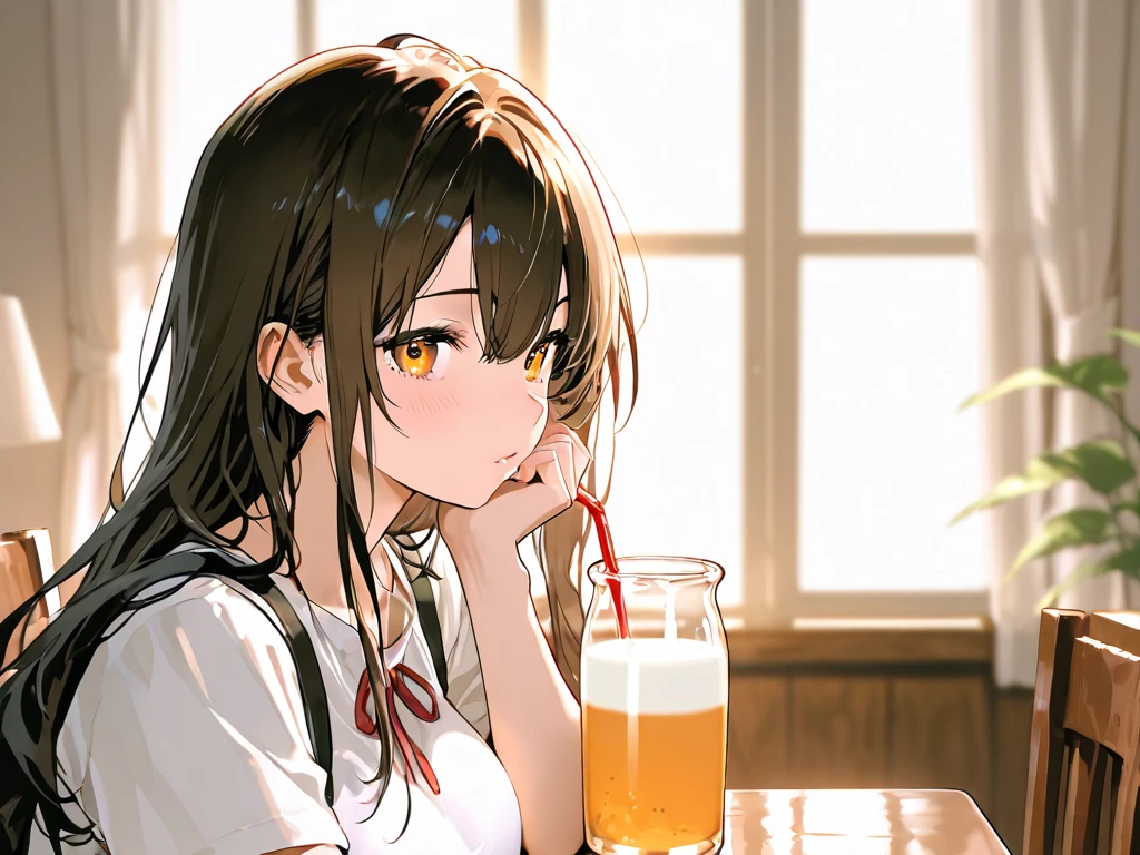 (masterpiece, best quality), 1girl, beautiful face, <lora:Chugging:1> Chugging, alcohol,
