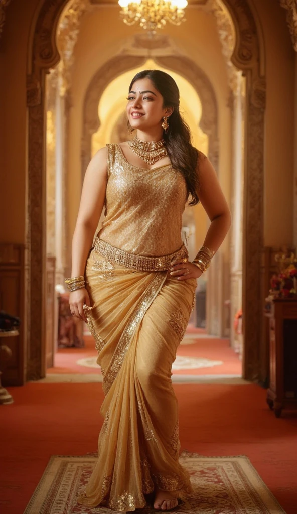 Beautiful Indian Woman, wearing saree, sari Beauty, gorgeous, Apsara, Maharani, royal queen woman, nymph from Hindu Mythology, Urvashi, matchless beauty, Highly detailed, Oil Painting by Peter Paul Rubens inspired by Raja Ravi Varma, Matchless beauty, captivating, gorgeous, heavenly beauty, celestial beauty, by Peter Paul Rubens, 1893, realistic, hyper realistic, micro details, incredible artwork, insane details, ultra High resolution, 8k, 32k, acrylic on canvas, intricate, flawless, detailed, detailed face, detailed eyes, masterpiece, by Peter Paul Rubens, by Caravaggio, by William Adolphe bouguereau, perfect face, perfect body, beautiful art, realism, baroque, renaissance Art, highly textured, beautiful and detailed eyes, uhd, best quality,