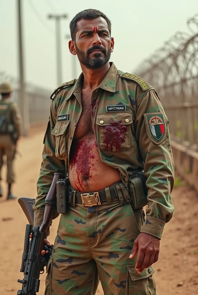 A man whose ass is red by the Bangladesh Army