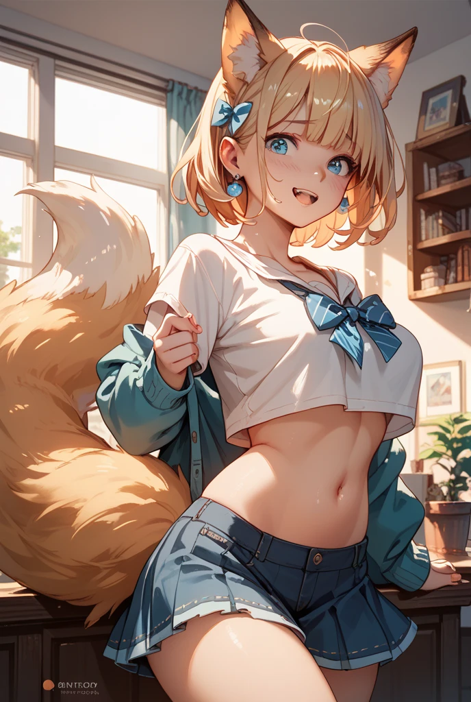 blonde hair