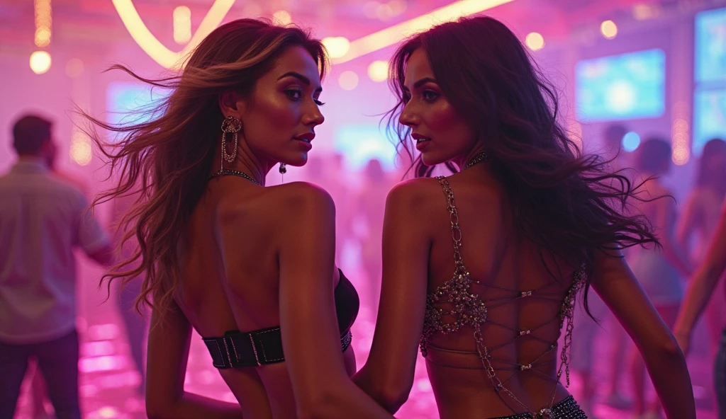 Anitta clashing with singer Ludmilla