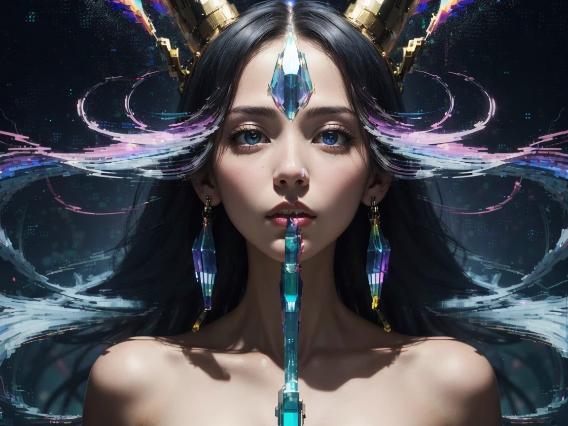 (Two beautiful age italian girls:1.6), Close friends, (They are hugging each other:1.2), Kiss her cheek or chest,(Detailed iridescent bodysuit with beautiful fractal or marble design:1.5)Incredible and spectacular scenes, ((High quality)), ((Detailed)), ((Fantasy)), Blue Plasma Brain, Green Plasma Body, Vulgarity, beutiful breast, obscenity, (Lewd smile:1.2), coarse, Obscene, mean, (raunchy:1.2), (Immoral:1.2), Lachish, (small breasts with beautiful raised pink areolas:1.5), (Cameltoe), (Expression of ecstasy:1.2), Photorealistic, Official art, unity 8k wall paper, 8K Portrait, Best Quality, Very high resolution, (Incredibly beautiful nature background:1.6), (18 years old:1.5), (Sexy and glamorous:1.1), (A coquettish expression:1.6), (seductively smiling:1.6), (Full body), (erotic posing:1.6), (Model Posing:1.6), Beautiful seductive face, Portrait, (Thick eyebrows:1.4), (Big scarlet eyes:1.2), Beautiful eyes with fine symmetry, (Ultra detailed eyes:1.4), (High resolution blue eyes:1.1), Intimate face, (ultra detailed skin texture:1.4), White skin, pale skin, Perfect Anatomy, Thin, (Beautiful toned body:1.5), Hair Bow, (Moist skin:1.2), full of sweat, No makeup, (dark circles:1.1), Good anatomy, Focus Face, good-looking, (Emilia Clark:0.6) (Emma watson:0.3),(Jennifer Connelly:0.4), (sensual face:1.5), Elegant face, Nice, Dolce, (Around her neck is a simple necklace of exquisite workmanship), (Bioluminescence with brilliant brilliance:1.4), (Luminous magic circle:1.5), Ruins of an ancient castle, Shining majestic cloud masses and sky, lightning bolt, Epic Realistic, (Greg Rutkowski:0.8), (teal and orange:0.4), (Art Station:1.5), Cinematic, (nffsw:1.5), Hyper Detailed, Dramatic light, (Intricate details:1.1), Beautiful black hair, (Wearing a gauntlet with a dense and very beautiful design decorated with jewels:1.1), small chest