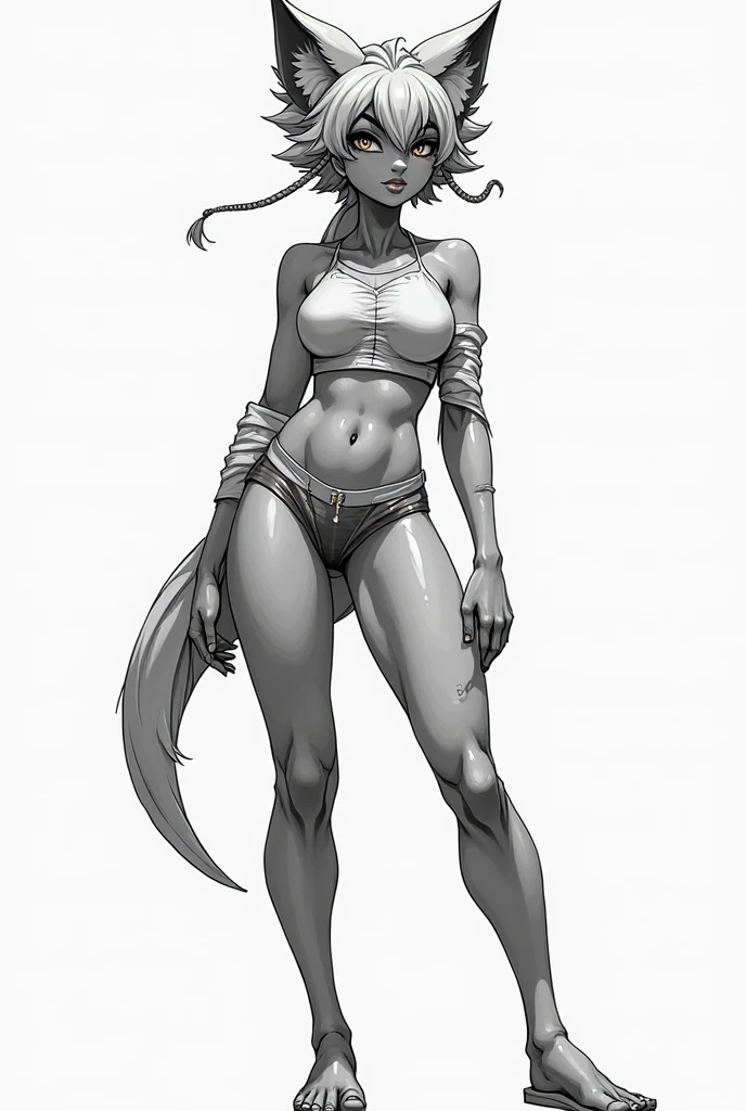 By bebebebebe, by lostgoose, by goonie-san, solo, standing, femenino , lion, sexy , hair, smiling, happy, 