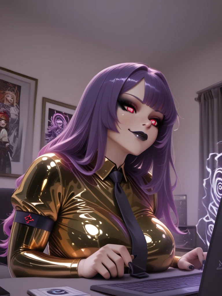 Purple skin