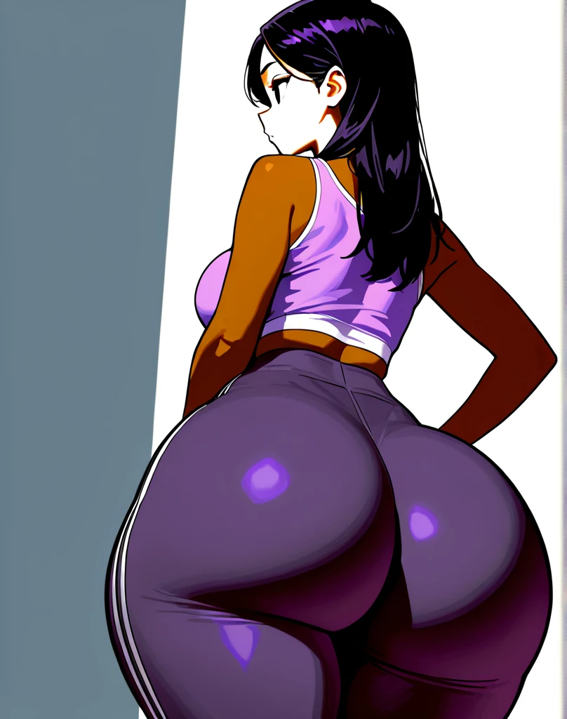 ass ass_eating_shorts big_ass big_breasts blush breasts butt_crack gym_clothes hayase_nagatoro huge_ass looking_at_viewer massive_ass please_don't_bully_me,_nagatoro reficulsenpai shorts_to_thong showing_off_ass sports_bra tagme tan tan-skinned_female tan_skin tanned tanned_skin teasing teasing_viewer