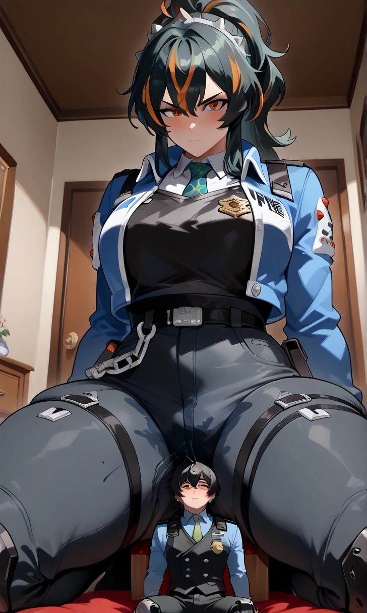 (night:1.7),Space Battleship,
Sit on White_armchair,
army uniform, army,Jacket,Blue and white uniform,skirt,
(black_pantyhose:1.3),
前hair,茶color_hair, length_hair,red eye,lipstick,compensate,
1 Girl,27 years old,woman,beautiful Finger,beautiful length legs,beautiful body,beautiful Nose,beautiful character design, perfect eye, perfect face, Japanese,Cosplay,
View your viewers, (Innocent_big_eye:1.0),Fascinating,Embarrassing, shy,軽い笑face,
Official Art,非常に詳細な CG ユニティ 8K 壁紙, Perfect lighting,colorful, bright_front_face_Lighting,
(masterpiece:1.0),(Highest_quality:1.0), 超High resolution,4K,Super detailed,
photograph, 8K, High resolution, High resolution, Absurd:1.2, 400 for Kodak Port, Film Grain, Blurred Background, Bokeh:1.2, Lens flare, (Vibrant_color:1.2)
(beautiful,big_chest:1.4), (beautiful_face:1.5),(narrow_Waist),
(Shiny body,:1.5)、 Embarrassing、((((とても恥ずかしそうなface:1.4)),)、((Panty shot))、(Crotch close-up)、((Dress yourself)),((非常に大きなchest))、Written boundary depth, (From belowの眺め:1.2),((Panty shot))、((Camel Toe))、((From below:1.1))、((Spread your legs:1.3))、((巨大なchest:1.2))、((Big Hips:1.3))、((Spread your legs:1.3)),(((Squat:1.1)))、(((Spread your legs)))、((A low-angle close-up highlighting the crotch of her panties:1.3))、、