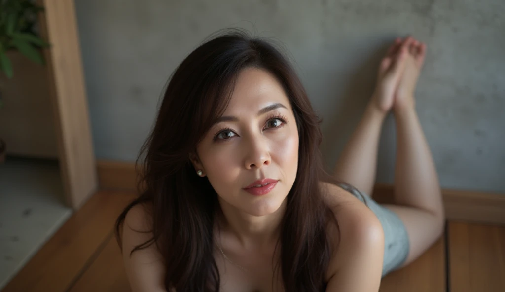 (best quality), (very aesthetic), (ultra-detailed), (best illustration),NSFW,a mature female,Perfect Face,MKMami,(full_body),big breast,red cheek,skinny, 