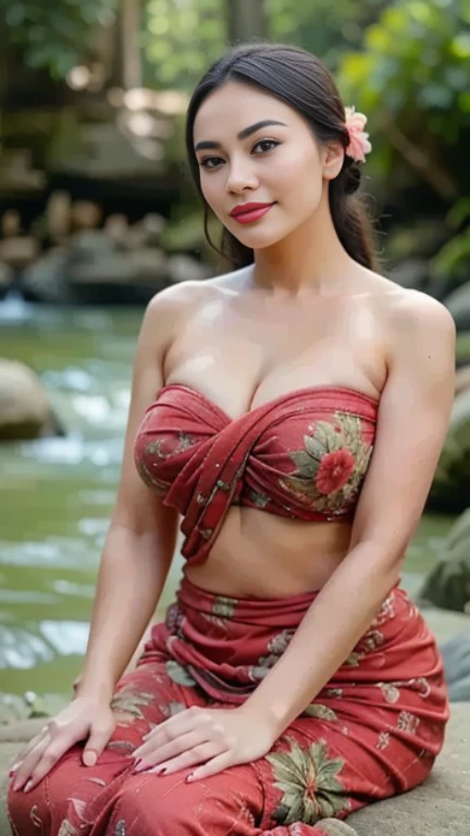 Masterpiece, ecpressive eyes, perfect face, araffe woman without clothes posing in front of a tree, naked, nude, cleavage, with exotic beauty, beautiful breasts, breast nipples, model with attractive body, sexy pose, naked Indonesian model, beautiful female jade tailor, nora alexandra, with a red background , sexy girl, kimi vera, visible vagina, beautiful vagina, vaginal hair, pubic hair,