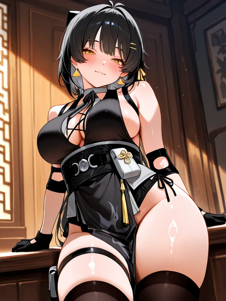 (masterpiece:1.4, best quality:1.2), (real picture, intricate details), 1lady, solo, nsfw, Appearance: (milf:1.25), (slender:1.2), green eyes, slender, small breasts, show breasts, flat chest, hearts in pupils, big pelvis, sharp eyes, ((cum in mouth)) ,too much cum, ((cum)), ((cum on tongue)),cum on hands, Clothing: lace bra, Accessories: golden ring, simple hoop earrings, shell necklace, Makeup: natural, glowing skin, Location: indoors, Behavior: open mouth, tongue, cupping hands, own hands together, show vaginal rupture