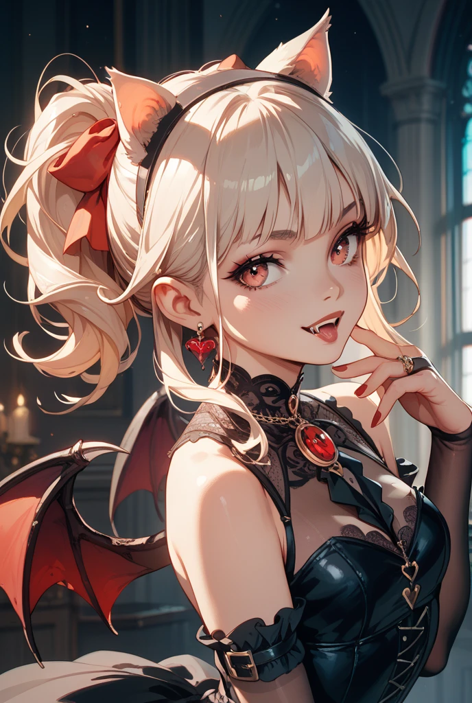 Blonde woman in red dress and gloves posing for a photo, v the devil can cry like an elf, ann takamaki de persona 5, annie from league of legends, , Ahegao, jessica black, yami kawaii, stop four *, stop four, cosplay chica anime, queen harley, misericordia de overwatch