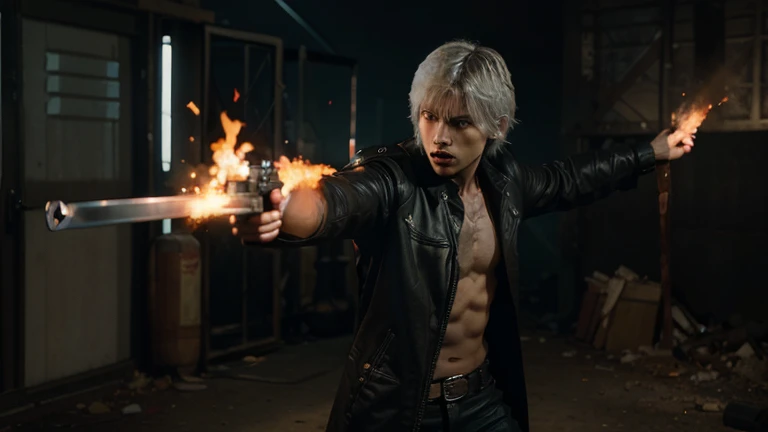 Dante is one of the main protagonists of the Devil May Cry franchise, and the main playable character for the majority of the games in the series. He is the second son of the demon Sparda and the human Eva, the younger twin brother of Vergil, and the uncle of Nero. Dante is a paranormal mercenary, private investigator and vigilante Devil Hunter dedicated to exterminating evil demons and other malevolent supernatural forces; a mission he follows in pursuit of those that killed his mother and corrupted his brother.