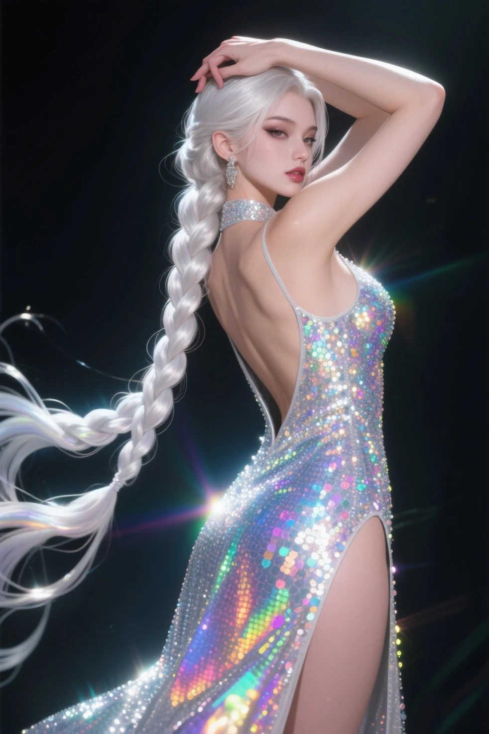  body filled with colored liquid, Normal human body structure,(8K, RAW photos, Reality:1.25) ,( Lip Gloss, eyelash, Shiny face, Smooth skin, best quality, Ultra-high resolution, Depth of Field, Chromatic Aberration, Caustics, Wide-angle light, Natural shadows, Korean Idol) whole body,