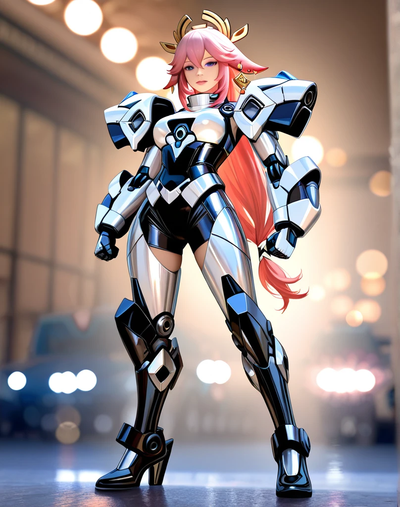 （A female centaur：1.5），She is both（Female: Centaur, half human, half horse, half horse, half horse：1.5），It is also a female Yingzhao。She blends both images，The first is：（（The head of the horse/neck/Shoulder these parts，Replaced with a beautiful female human upper body）：9.9），'s（Female, half-centaur, half-human, half-horse, half-human：1.5），The second is：（（The head of the horse/neck/lower back/hason/gluteal/Shijo Thigh Female Embodiment）：9.9），'s（Seamless chimera of a female half-horse with a beauty：9.9），（It's like a chimera of a female human and a half-horse costume：9.9），This chimerism is based on a strong future（Technologie：1.5）above。The ultra-wide-angle lens captures the image of her beautiful and ethereal wings on the ionosphere launching a super-high-speed charge and leaping。Her front half is distinctly feminine，Tall sexy body，possessed（K cup giant coconut tit chest：9.9），Has（Narrowed small brute waist 5.5）、Butterfly cross、（Long legs：9.9），The embedded interface of the bent female metamorphosis part of the back half of the body is at the hip position of the front half of the body。（The horse-shaped, half-horse torso form of her back body is completely female humanization9.9）。Translucent fluid flowing from the（Narrowed sternum 5.5）The upper end begins to embed the chest cavity of a woman in the shape of a bent dog style at the back of the beautiful woman's body/lower back/Ventral transverse。Then there are the sexy beauty's upright hips，（Her entire body has been completely female and replaced by a female body：9.9），Including the half-horse part。Mechanized armor covers the legs with knee-shaped anti-joints and feet，And these parts are highly anthropomorphic，This makes her legs graceful and slender，Her four horse legs exploded in length proportions and was slender and toned，Under the legs are skinny white feet dressed in Skyscraper Heels，Use Midjourney's advanced stroke tools and color palettes, as well as texture packs, model packs, and texture tools，Concentration，Include