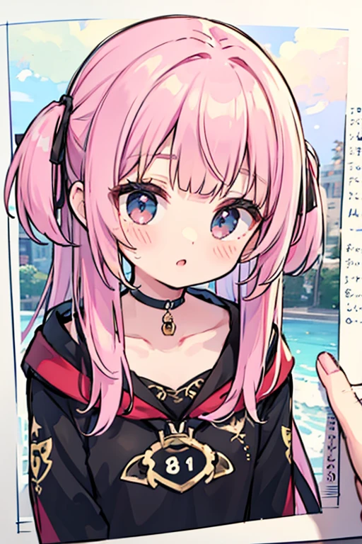 accused, breast focus, intense angle, full-body shot, 1girl, Ultra-thin crop_top, disgust, heart cutout, middle finger, Licking lips, finger sucking, Interlocking earring piercing, Hemispherical breasts, medium breast, nipple bulge, ((nipple tassel)), (Southern Hemisphere:1.8), Naked trench, clavicle, turnred face, short twintails, hair strand, huge ahoge, pink hair, sunglasses, hair over shoulder, POV, UHD, anatomically correct, masterpiece, best quality, highres, 8k, super detail