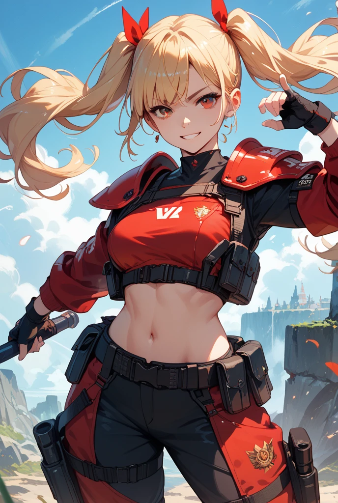 <lora:Adventures:1>, absurdres, ultra detailed, masterpiece, best quality, aesthetic, detailed,, serious, 1girl, (white eyes:1.1), (grey eyes:1.3), white hair, very long hair, parted hair, parted bangs, <lora:parted_hair_v1.3:1.3>, medium breasts,, valkyrie, (bodysuit:1.1), pink wing hair ornament, grey armored skirt, black bodysuit, armor, gauntlets, pink breastplate, greaves, armored dress, pink hues,