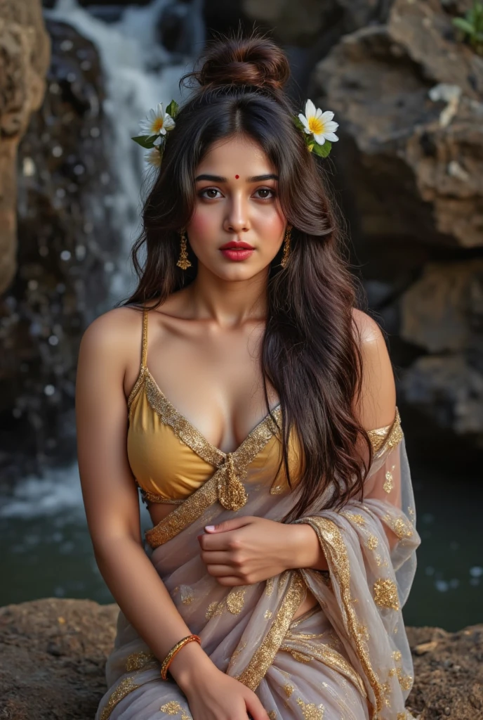 beautiful aliya bhatt , hot Figure, sexy body shape, attractive and modern dress, real life background, Very beautiful look, whole body are visible.