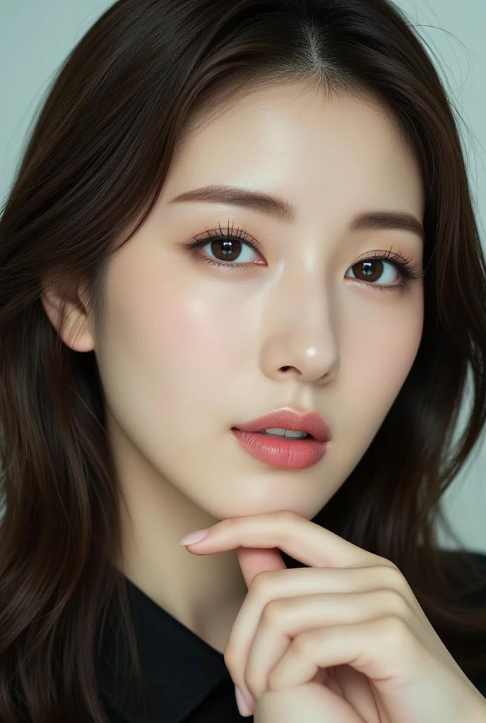 ((highest quality, 8k, masterpiece: 1.3)), 1 female, Japanese Mature,Sensual beauty: 1.3, (Hair style Brown hair Medium wave, big: 1.2), Nightwear: 1.1, Super slender face, Delicate eyes, double eyelid, Dimples,Mole, Home,Plump body,very thick legs,Shot from directly above,