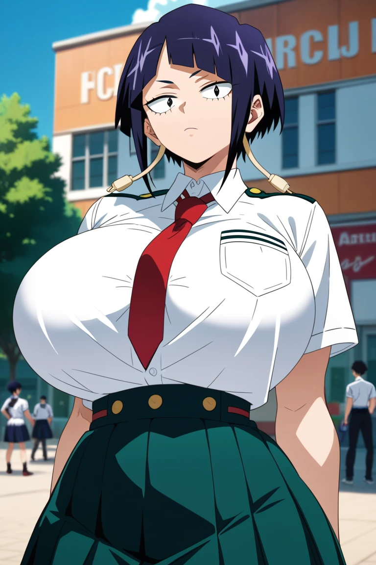 Koneko Toujou (DXD), 1girl, police uniform, police hat, policewoman, big  breasts,