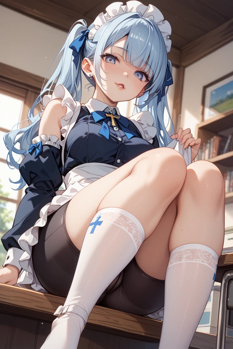 8K、masterpiece、Japanese、Woman wearing glasses、Neon(nod)、from the front、smile、Childish、Small breasts、See-through underwear、night、Bedroom、Show your underwear、mini skirt
