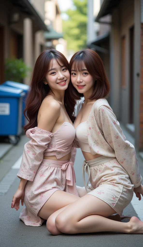 Starbucks outdoor cafe、16 year old school girl in uniform、Eat cake、Drink coffee、(smile)((Emphasize cleavage)) ((((A pink floral bra is visible))))
(((Side angle)))
(Full body photo)

