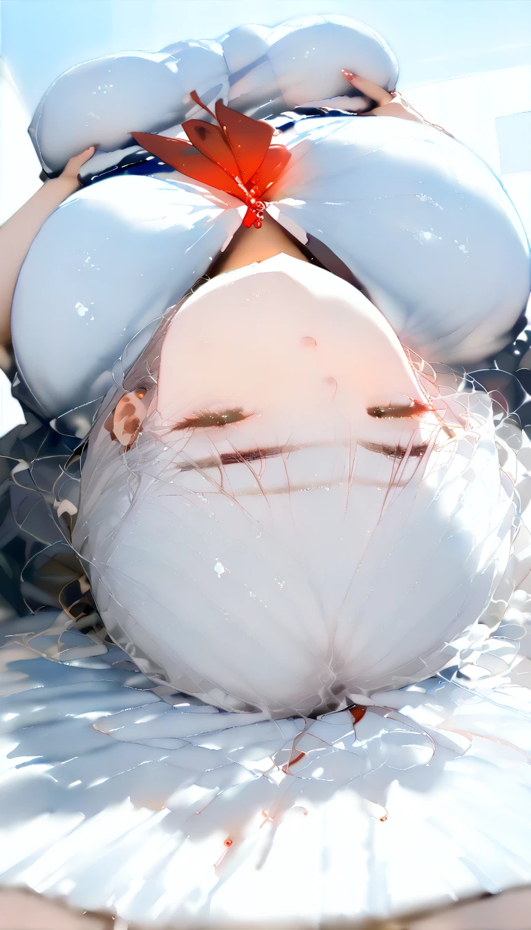 Score_9_up, score_8_up , score_7_up, huge breasts, shiny, wet body,oily, yae miko