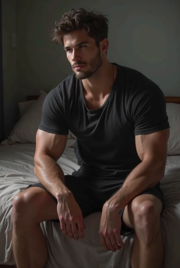 Exhausted man