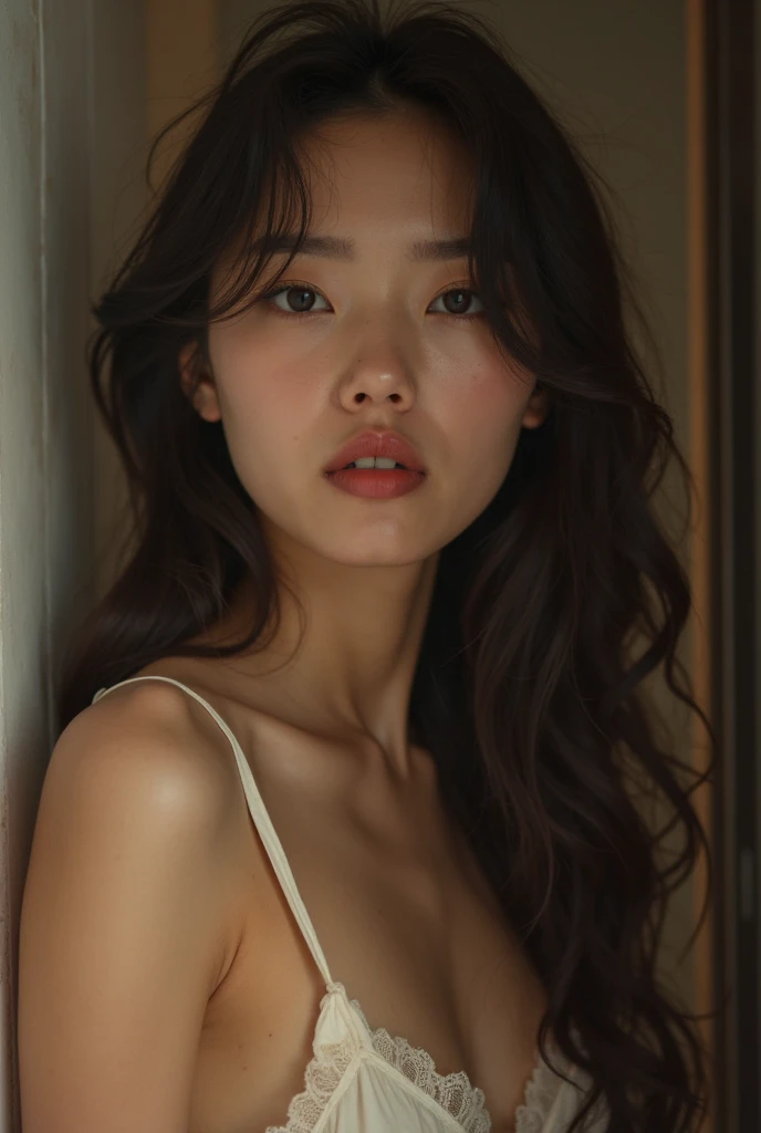 beautiful girl、Hotel Bathroom, Completely naked, Realistic